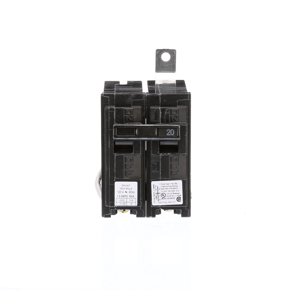 Siemens B12000S01 - Molded Case Breaker 20A 1P (10kA AIC)