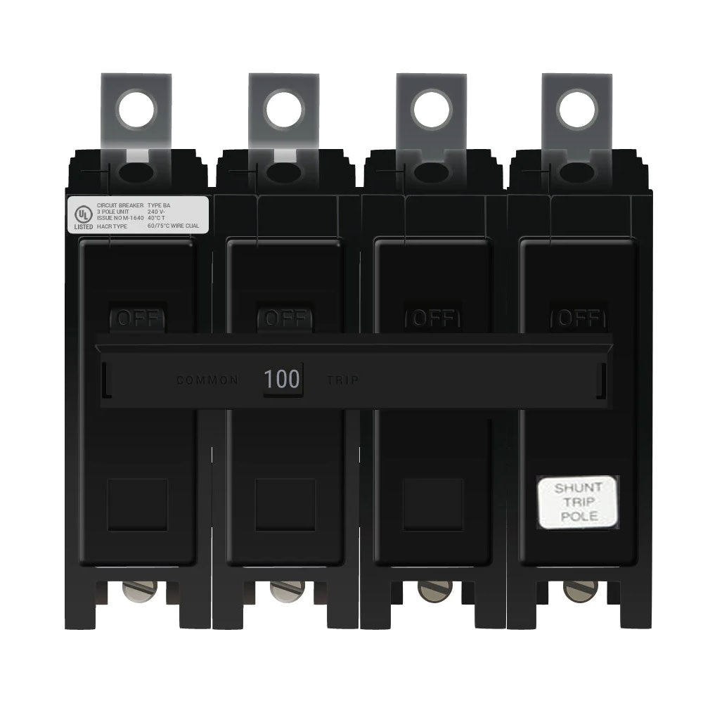 Eaton BAB3100HS - Molded Case Breaker 100A 3P (10kA AIC)