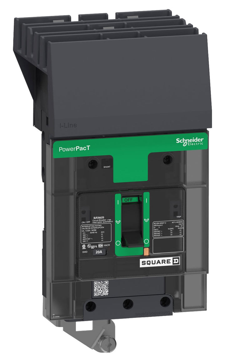 Schneider Electric BJA36020 - Molded Case Circuit Breaker 20A 600V 3P