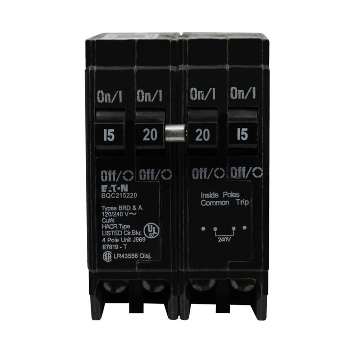 Cutler Hammer BQC215220 - 2-Pole Circuit Breaker 20A 240V 10kAIC