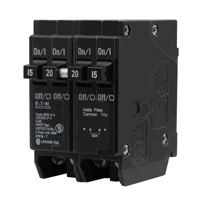 Cutler Hammer BQC215220 - 2-Pole Circuit Breaker 20A 240V 10kAIC