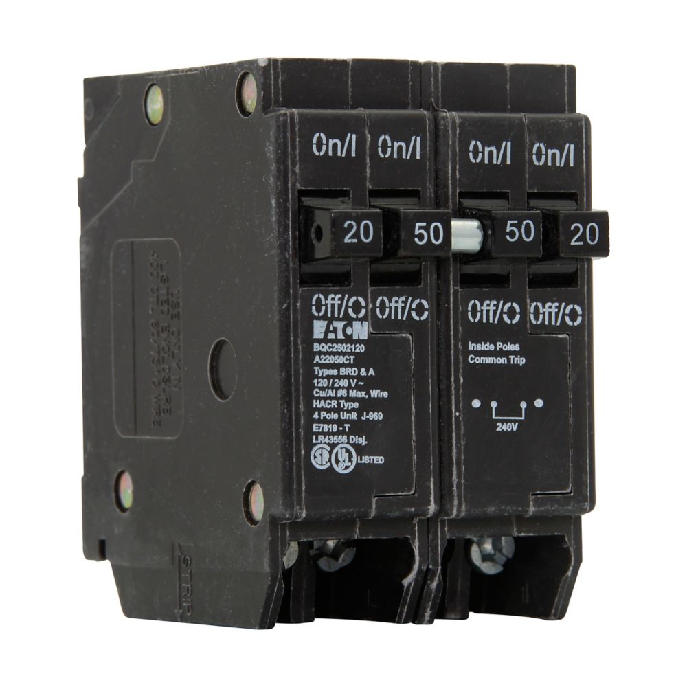 Cutler Hammer BQC2502120 - Molded Case Circuit Breaker 50A 2-Pole