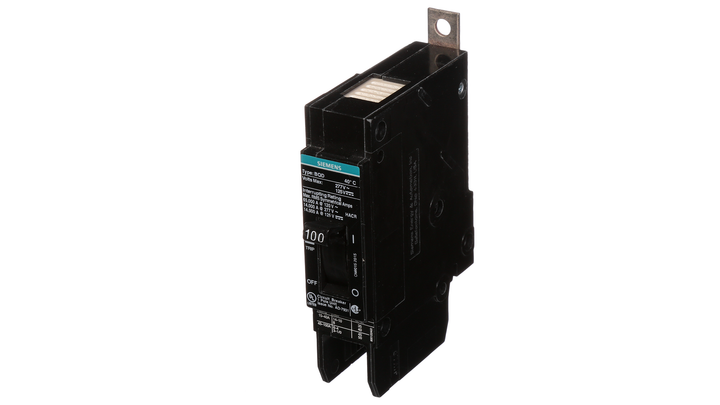 Siemens BQD1100 - Molded Case Circuit Breaker 100A 1P (14kA AIC)