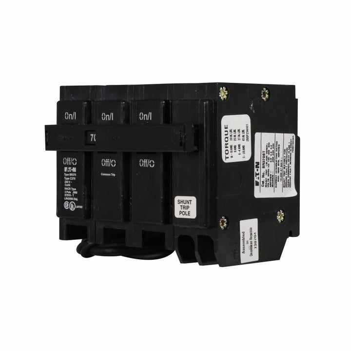 Cutler Hammer BR370ST - 70A 3-Pole Circuit Breaker with Shunt Trip