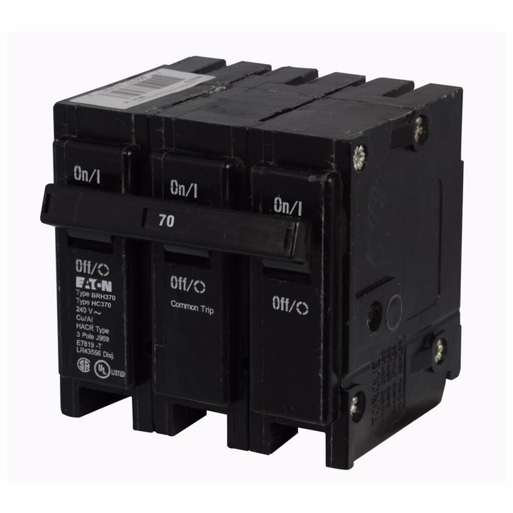 Cutler Hammer BRH370 - 70A 3-Pole Thermal Magnetic Breaker