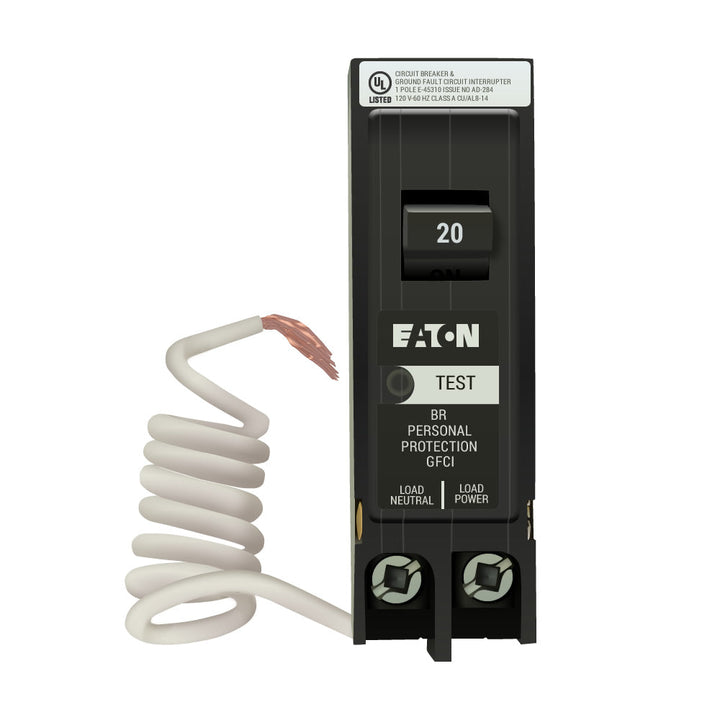 Eaton BRN120GF - GFCI Circuit Breaker 20A 1-Pole 120V