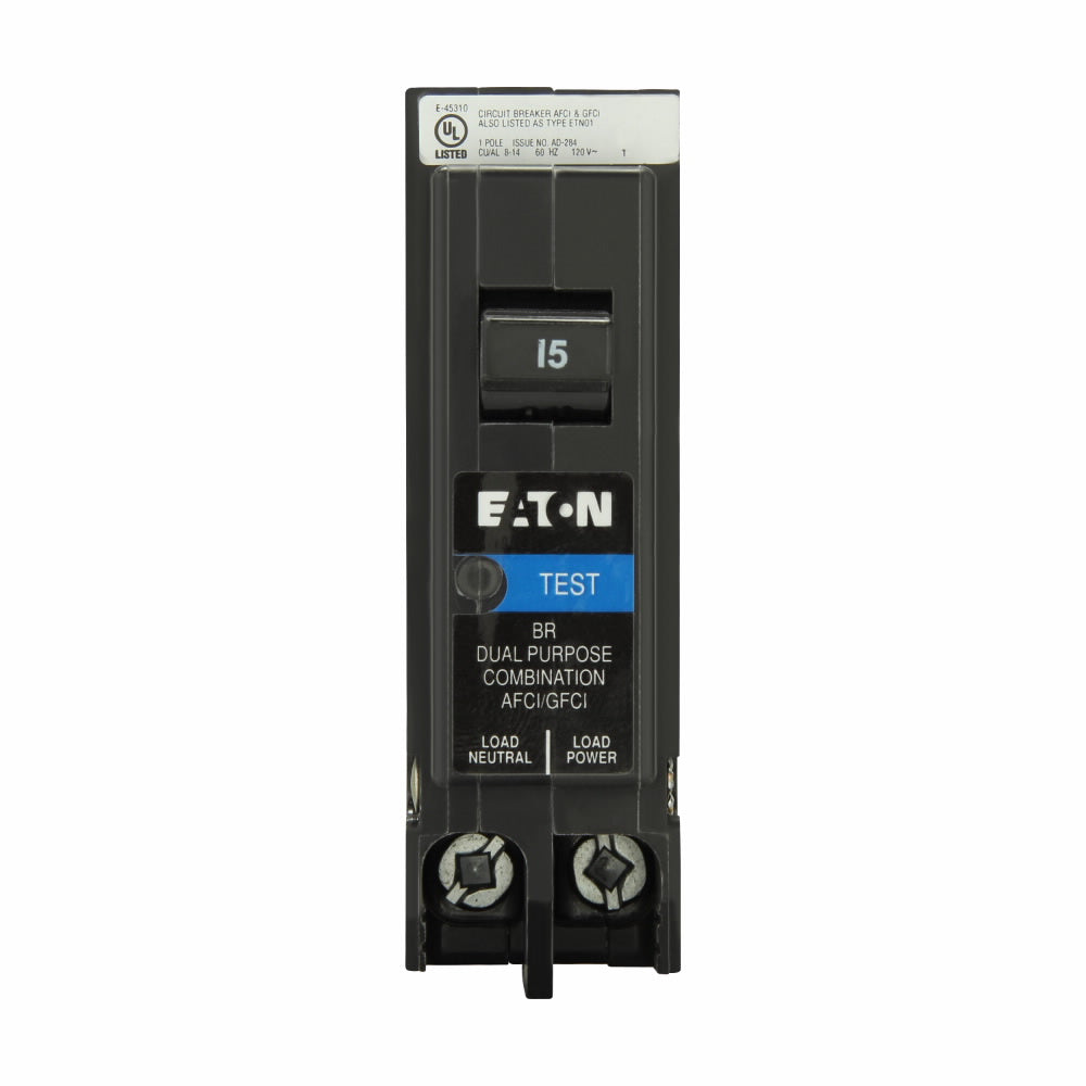Eaton BRP115DF - BR Series 15A Circuit Breaker (10kA AIC)