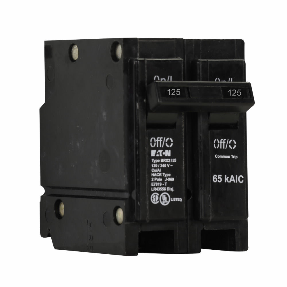 Cutler Hammer BRX2125 - 2-Pole Circuit Breaker 125A 240V (65kA AIC)