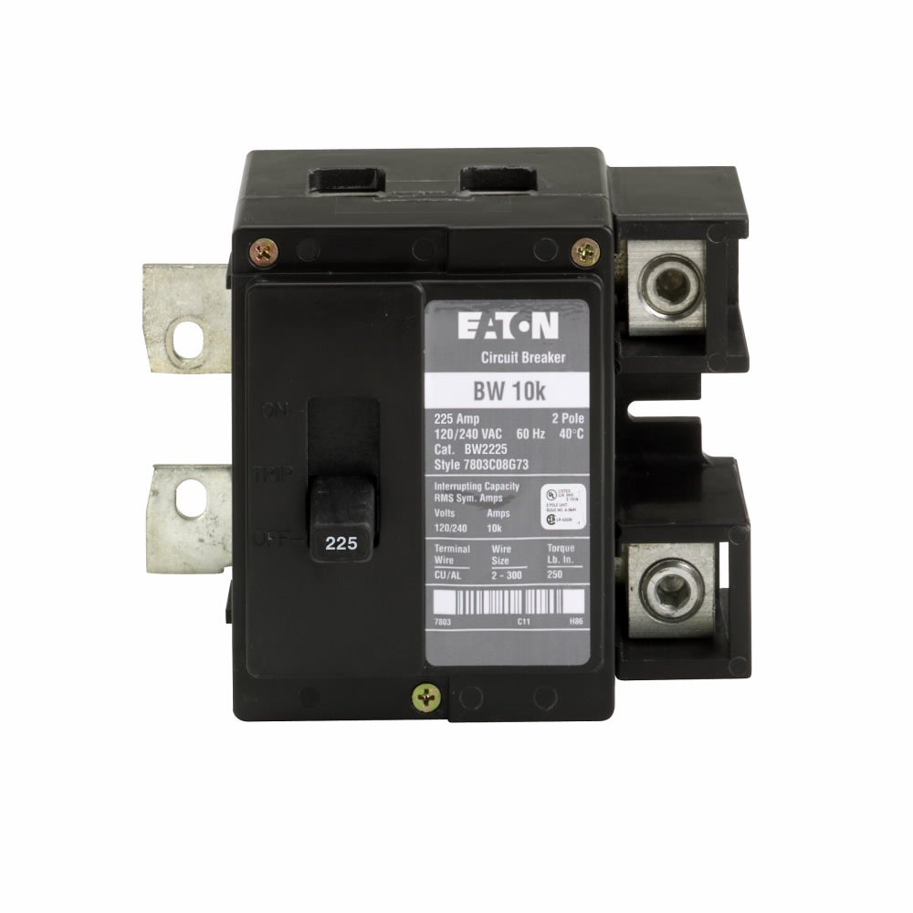 Cutler Hammer BW2225 - Molded Case 225A 2-Pole Breaker