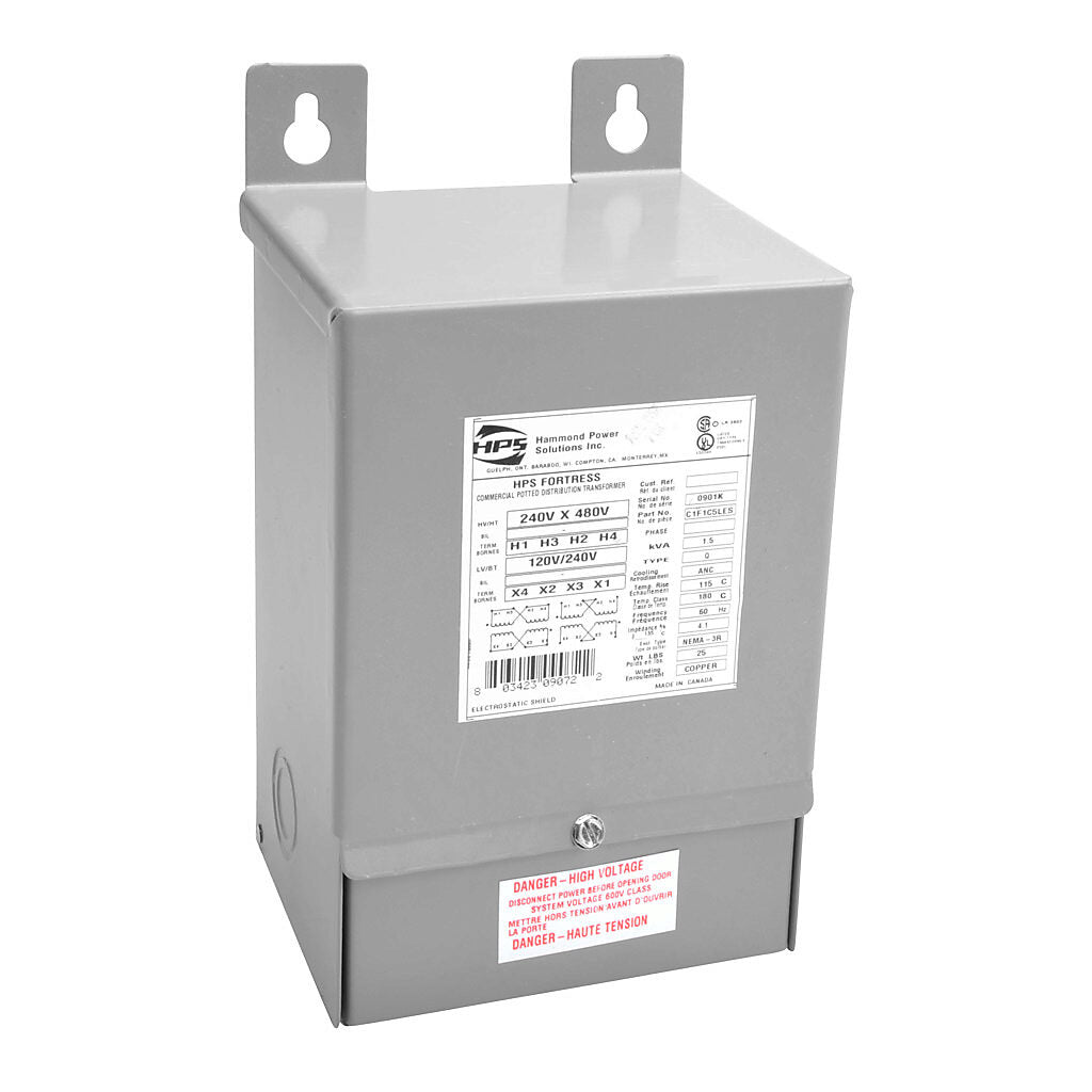 Hammond Power Solutions C1F1C5LES - 1-Phase Transformer 240x480V