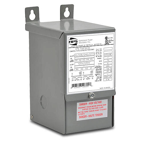 Hammond Power Solutions C1FC25WE - 1-Phase Transformer 277/120V