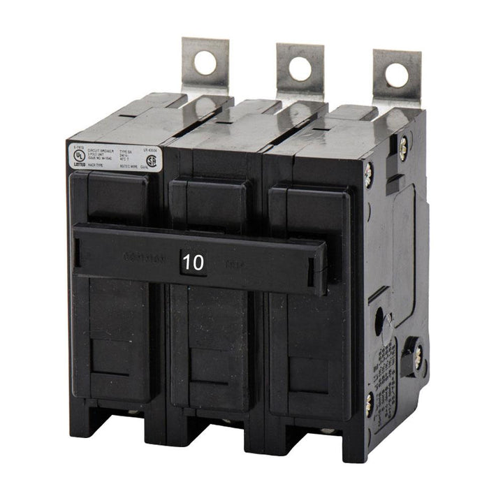 Cutler Hammer BAB3010H - 3-Pole Molded Case Breaker 10A 240V
