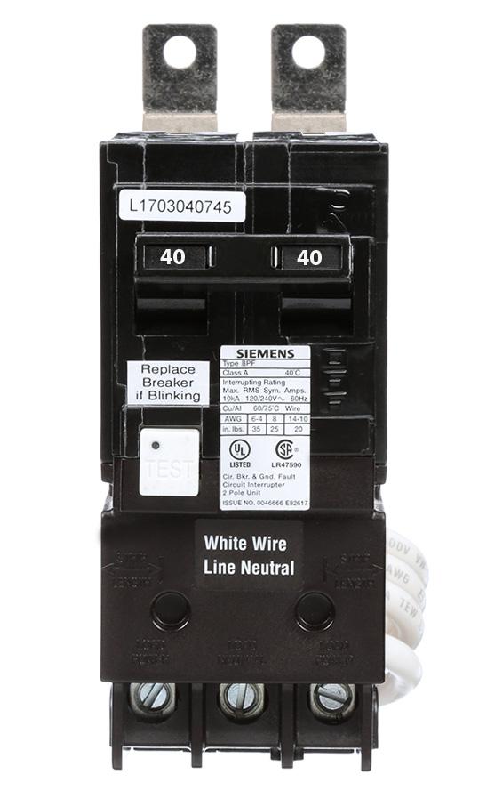 Siemens BF240 - Molded Case Circuit Breaker 40A 2-Pole