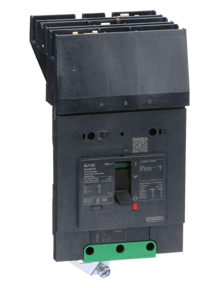 Square D BJA36125 - Molded Case Circuit Breaker 125A 600V 3P