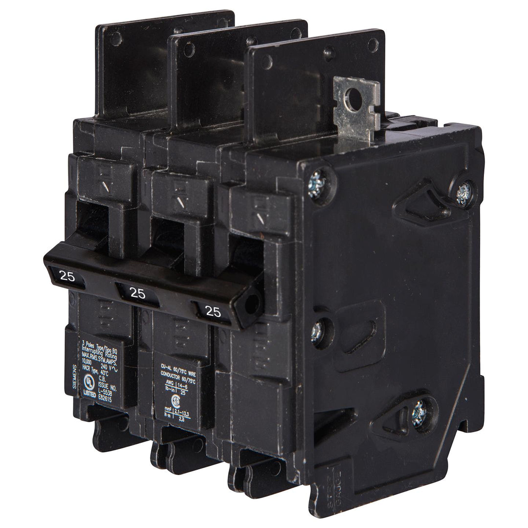 Siemens BQ3B025 - Molded Case Circuit Breaker, 25A 3P 240V