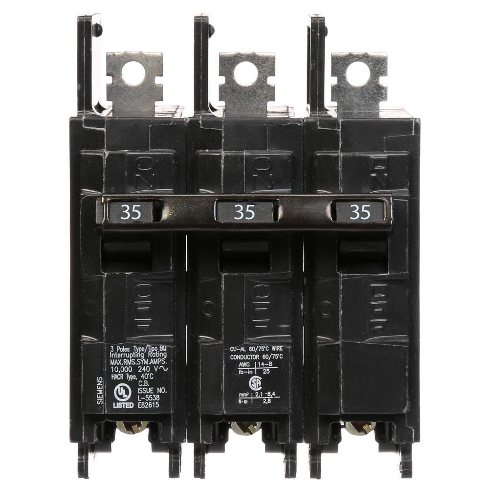 Siemens BQ3B035 - Molded Case Circuit Breaker 35A 3P 240V