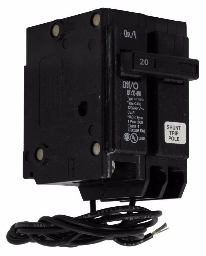 Cutler Hammer BR120ST - 20A Circuit Breaker with 120V Shunt Trip