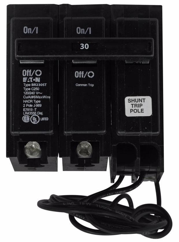 Eaton BR230ST - 2-Pole Circuit Breaker 30A 240V (10kA AIC)