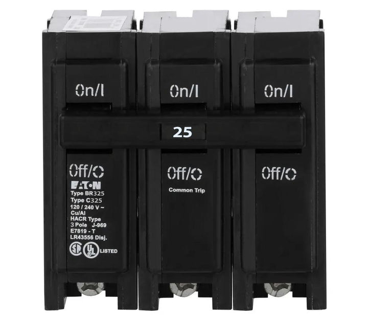 Westinghouse BR325 - Molded Case Circuit Breaker 25A 3P 240V