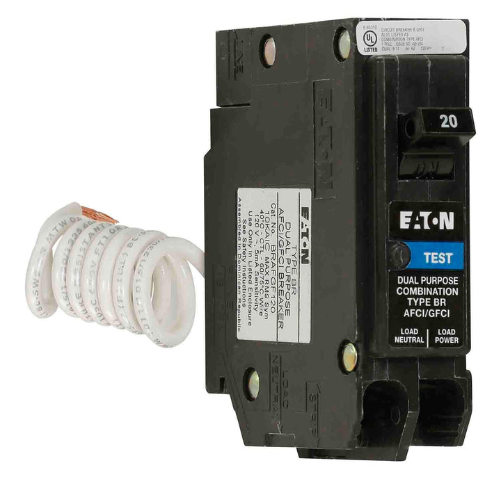 Eaton Cutler-Hammer BRAFGF120 - 20A Thermal Magnetic Circuit Breaker (10kA AIC)