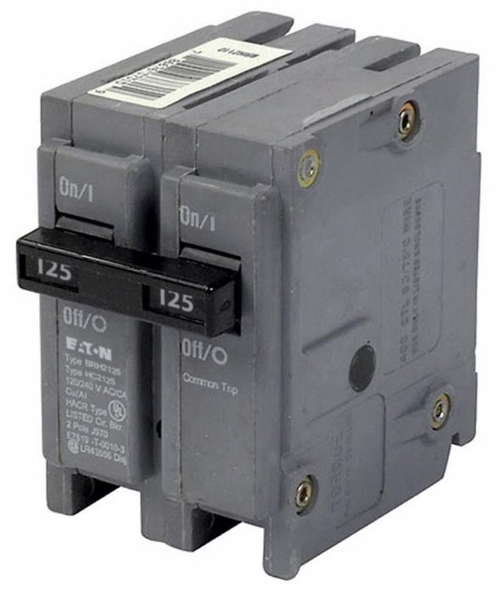 Cutler Hammer BRH2125 - 125A 2-Pole Circuit Breaker (22kA AIC)