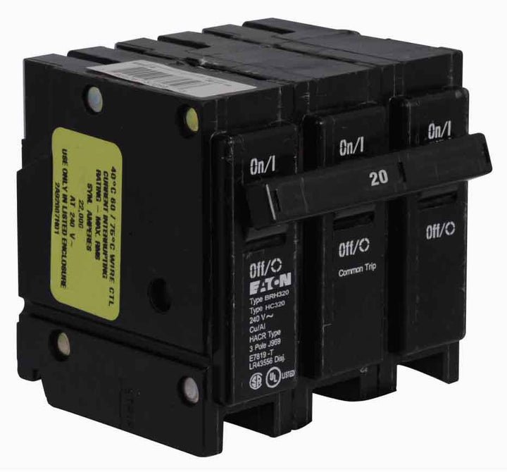 Cutler Hammer BRH320 - Molded Case Circuit Breaker 20A 3P 240V