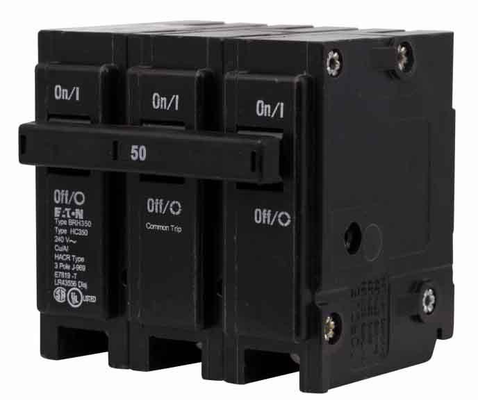 Cutler Hammer BRH350 - Molded Case Circuit Breaker 50A 3P 240V