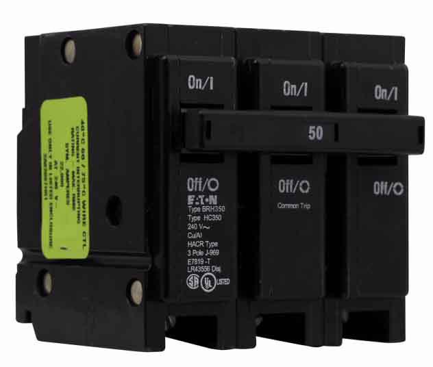 Cutler Hammer BRH350 - Molded Case Circuit Breaker 50A 3P 240V