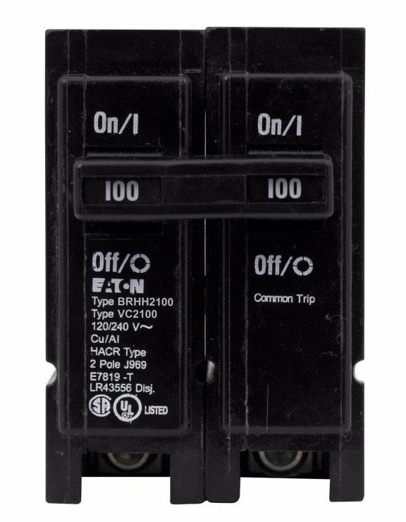 Cutler Hammer BRHH2100 - Molded Case 100A 240V 2-Pole