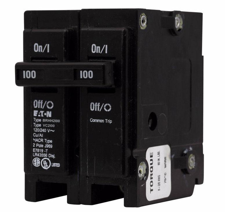 Cutler Hammer BRHH2100 - Molded Case 100A 240V 2-Pole