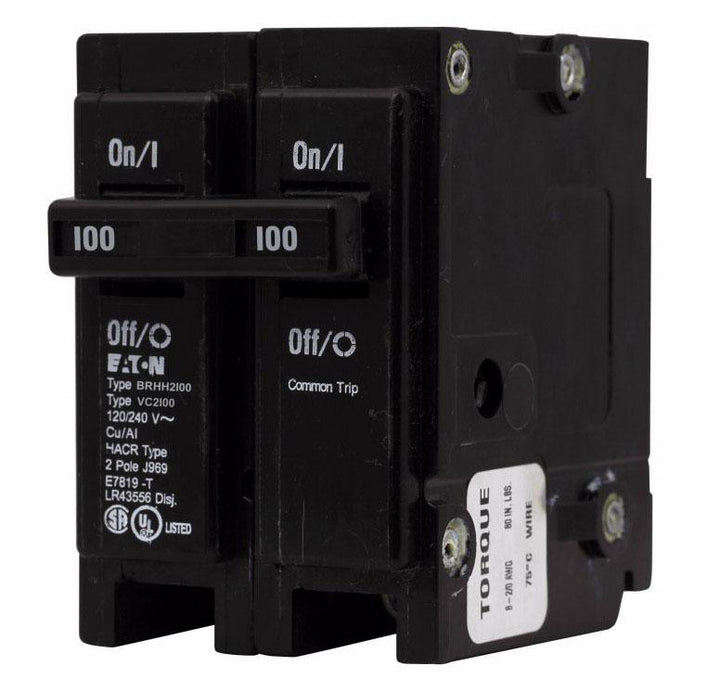 Cutler Hammer BRHH2100 - Molded Case 100A 240V 2-Pole