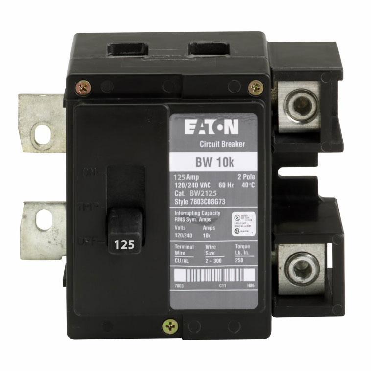 Cutler Hammer BW2125 - Molded Case 125A 240V 2-Pole