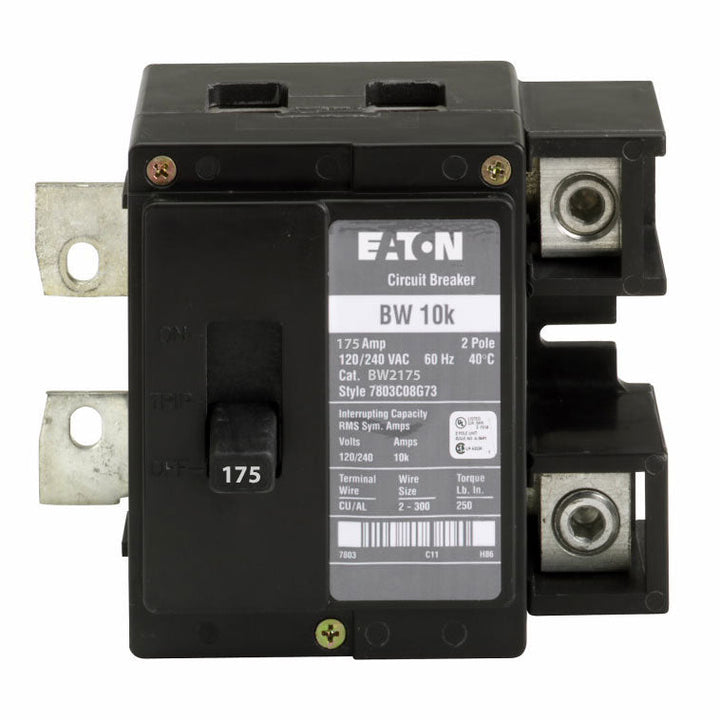 Cutler Hammer BW2175 - Molded Case Circuit Breaker 175A 240V