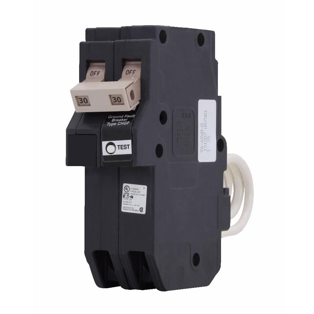 Eaton CH230GFT - 2-Pole 30A Circuit Breaker (10kA AIC, 240V)