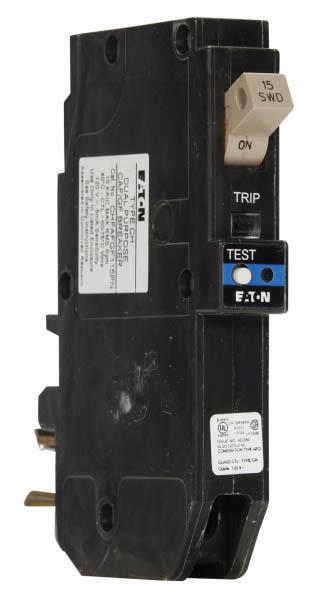 Cutler Hammer CHFAFGF115PN - 1-Pole 15A Circuit Breaker (10kA AIC)