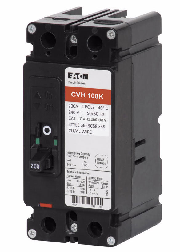 Cutler Hammer CVH2200XMM - Molded Case Circuit Breaker 200A 2P