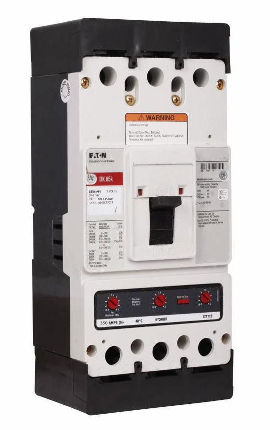 Eaton DK3350W - 3-Pole Molded Case Breaker, 350A 240V