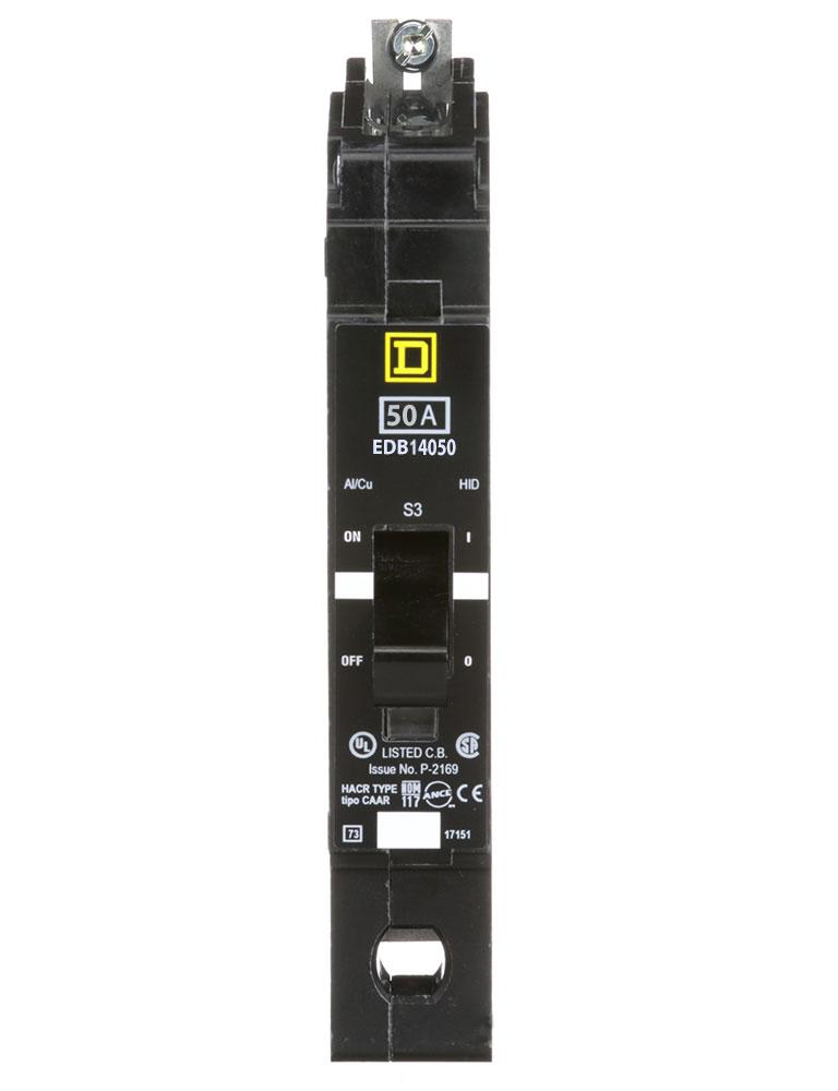 Square D EDB14050 - Molded Case Circuit Breaker 50A 1P