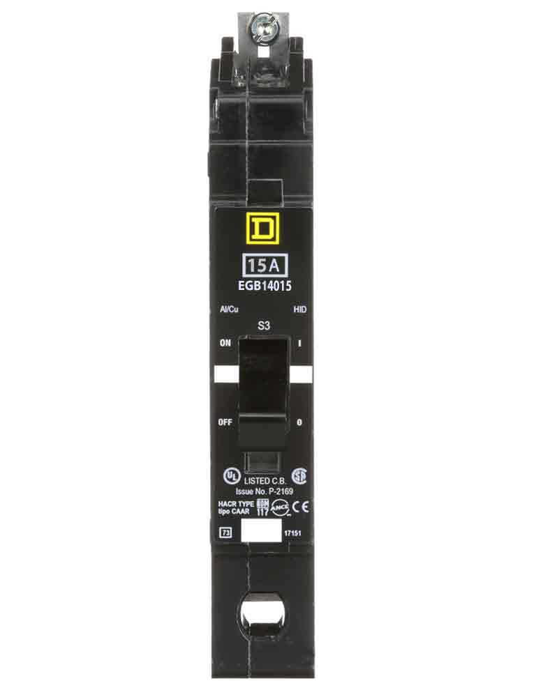 Square D EGB14015 - Molded Case Circuit Breaker 15A 277V