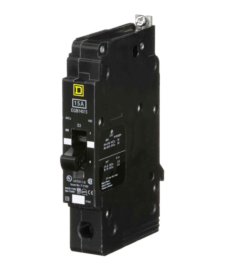 Square D EGB14015 - Molded Case Circuit Breaker 15A 277V