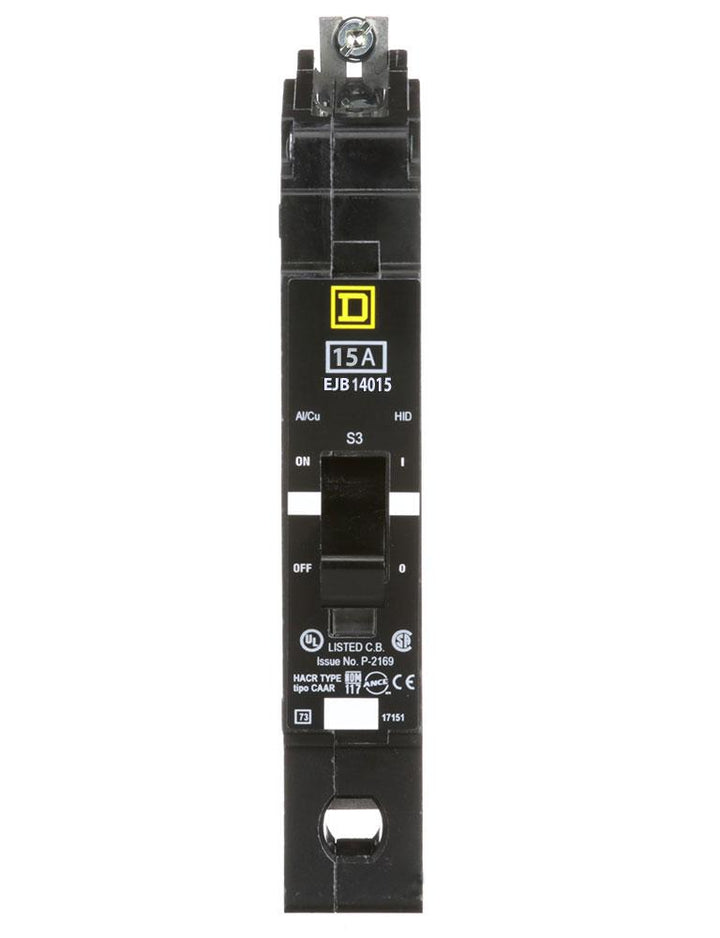 Square D EJB14015 - Molded Case Circuit Breaker 15A 277V (65kA AIC)