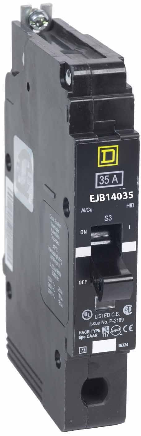 Square D EJB14035 - Molded Case Circuit Breaker 35A 277V