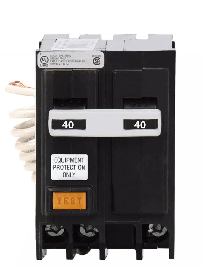 Cutler Hammer GFEP240 - 40A Thermal Magnetic Breaker (100kA AIC)