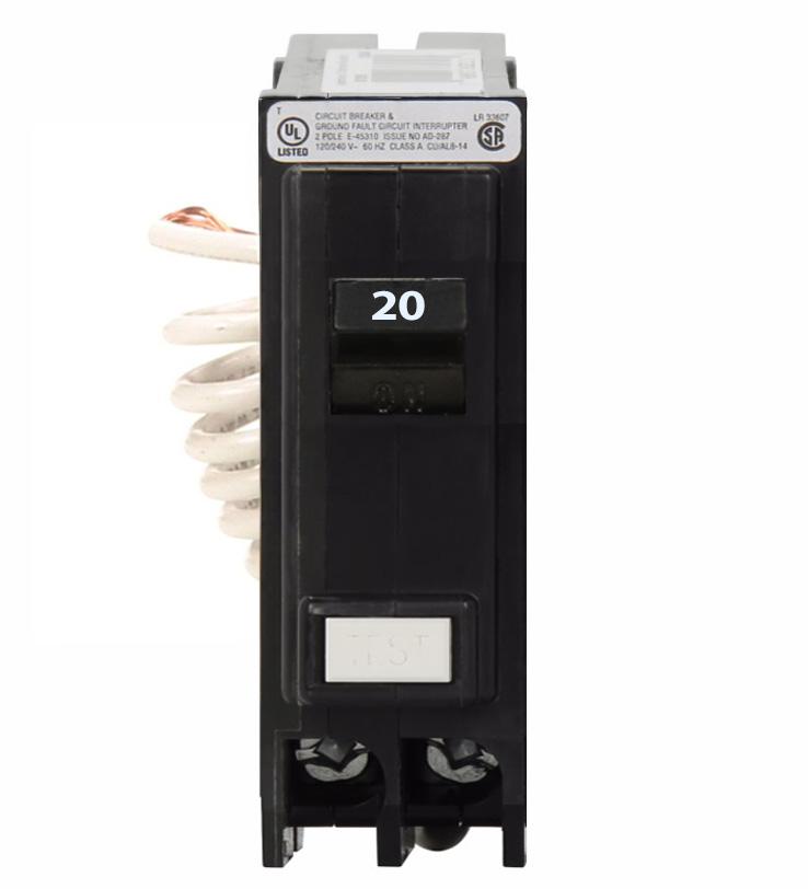 Cutler Hammer GFTCB120 - 20A GFCI Breaker (100kA AIC)
