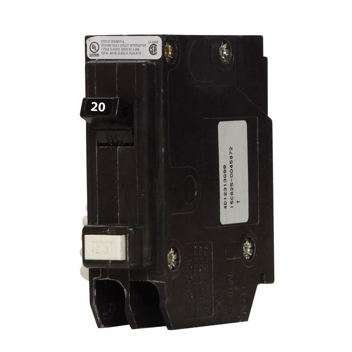 Cutler Hammer GFTCB120 - 20A GFCI Breaker (100kA AIC)