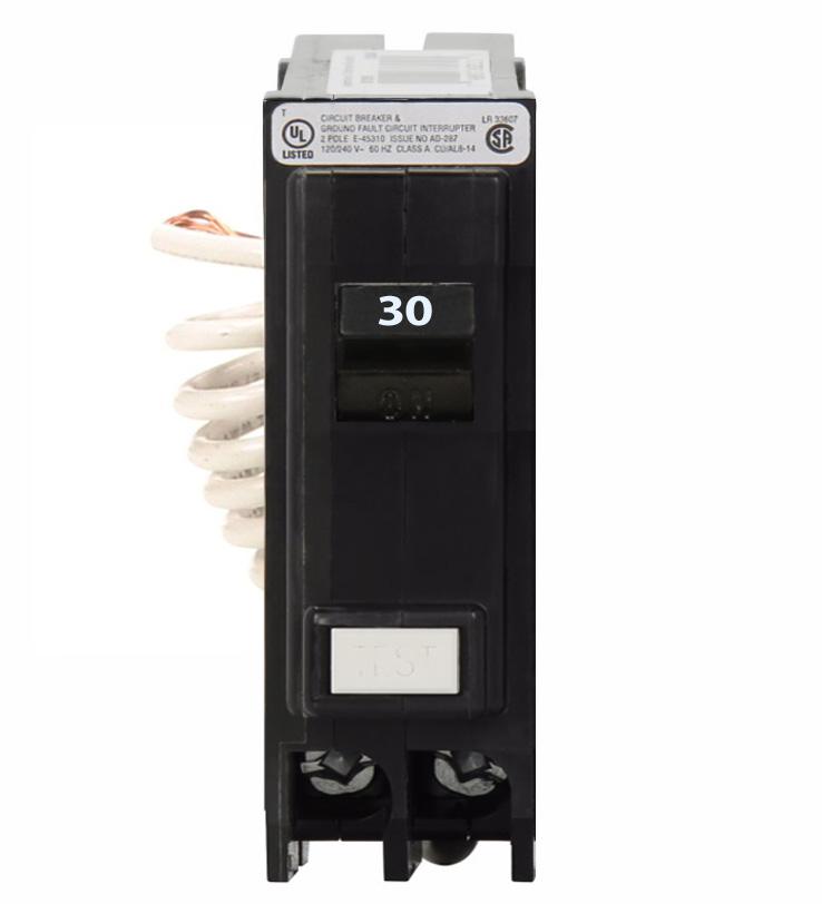 Eaton BRN130GF - Type BR 30A 1-Pole Circuit Breaker (10kA AIC, 120V)