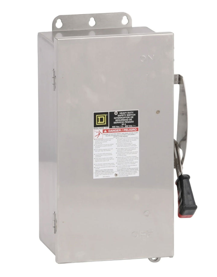 Square D HU362DS - Non-Fusible Disconnect Switch 60A 600V 3P