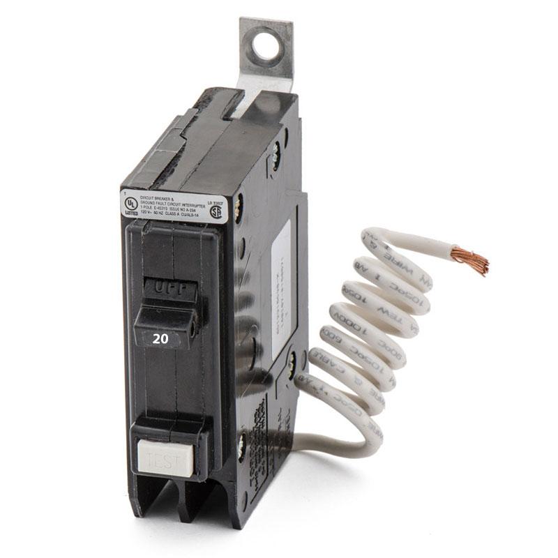 Cutler Hammer QB1020GF - Molded Case Breaker 20A 1P 120V