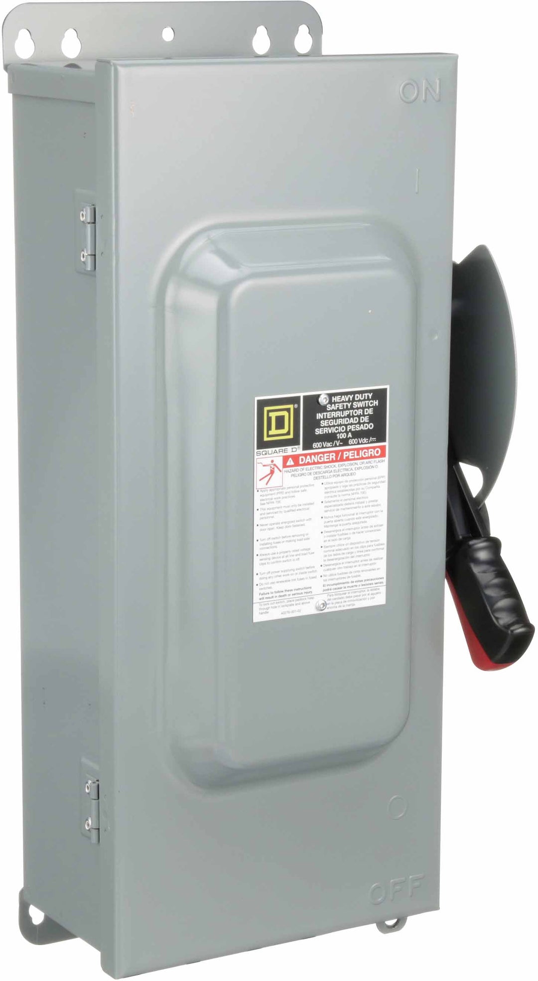 Square D H363AWK - Fusible Safety Switch 100A 600V 3-Pole