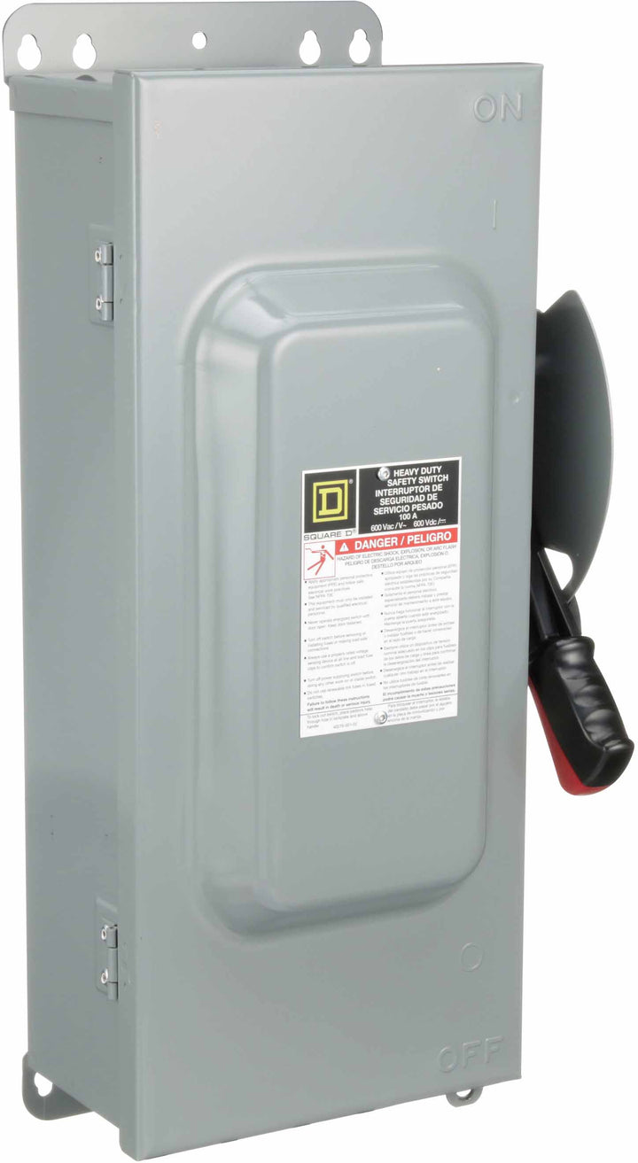 Square D H363AWK - Fusible Safety Switch 100A 600V 3-Pole
